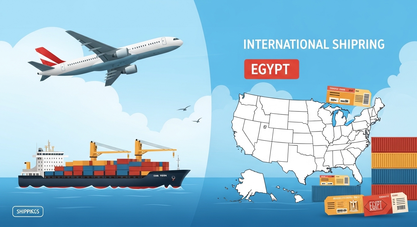 الشحن من مصر إلي أمريكا