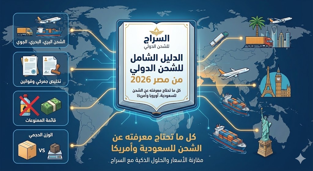 الدليل الشامل للشحن الدولي من مصر 