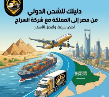 الشحن من مصر للسعودية