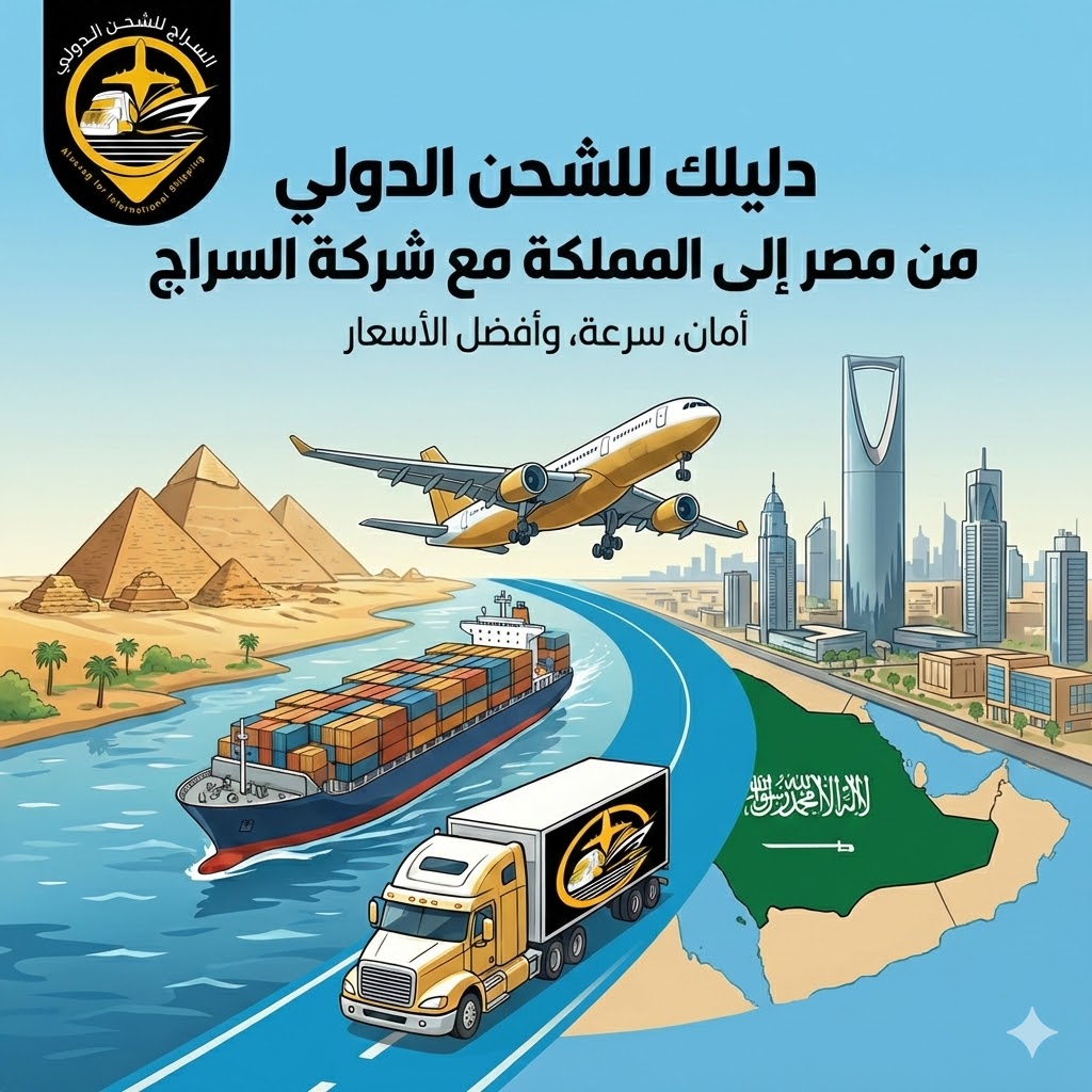 الشحن من مصر للسعودية
