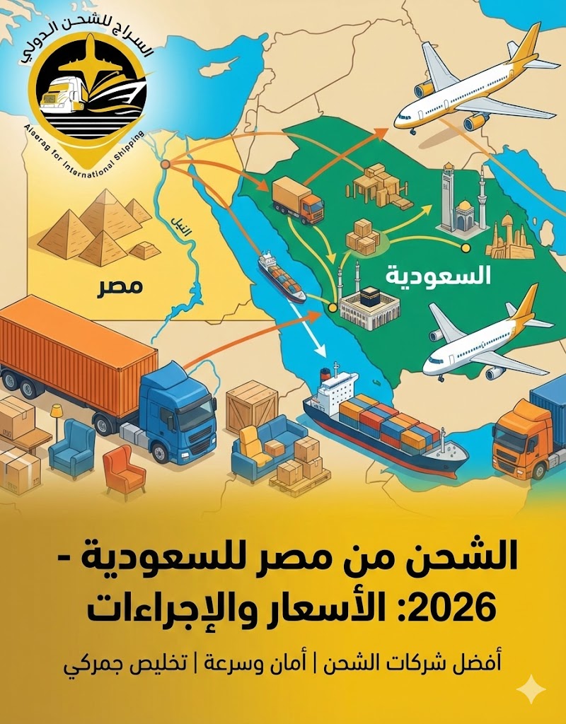 الشحن من مصر للسعودية