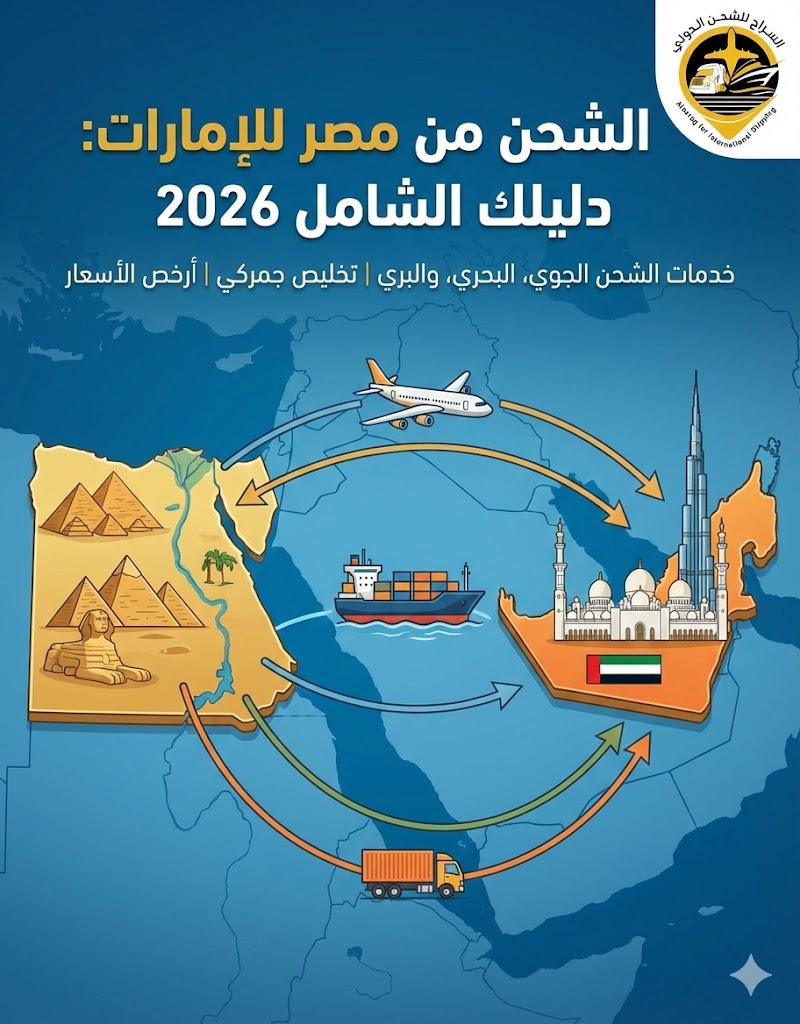 شحن من مصر للامارات